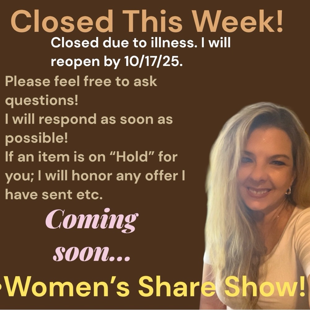 LIVE SHARE SHOW- Wednesday time tba Please Like to notified- Listed and Unlisted